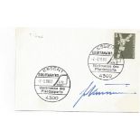 Olympics Joseph Neckermann signed envelope double PM Eessen Equitana 83 -Z-3, 1983 Weltmesse des