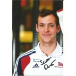 Olympics Scott Durrant signed 6x4 colour photo of the Gold medallist in the Rowing Eights event at