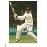 Cricket Mark Butcher signed 10x8 colour photo pictured in action for Surrey, Mark Alan Butcher (born