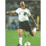 Football Christian Ziege signed 10x8 magazine photo pictured in action for Germany. Good