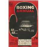 DAY & MASON 1953 BOXING ANNUAL Softcover Record Book. Good Condition. All autographs are genuine