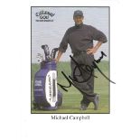Michael Campbell signed 8x6 Callaway Golf promo photo, Michael Shane Campbell CNZM (born 23 February