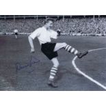 DENIS LAW 1956: Autographed 16 x 12 photo, depicting Huddersfield Town centre-forward DENIS LAW