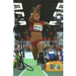 Olympics Yulimar Rojas signed 6x4 colour photo of the Silver medallist in the Womens triple jump