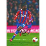 CHRISTIAN BENTEKE signed Crystal Palace 8x12 Photo. Good Condition. All autographs are genuine
