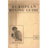 EUROPEAN 1958-59 BOXING GUIDE Softcover Record Book. Good Condition. All autographs are genuine hand