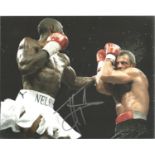 Boxing Johnny Nelson signed 10x8 colour photo, Ivanson Ranny "Johnny" Nelson (born 4 January 1967)