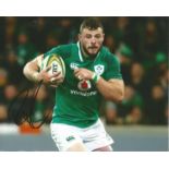 ROBBIE HENSHAW signed Ireland Rugby 8x10 Photo. Good Condition. All autographs are genuine hand