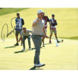 THOMAS PIETERS signed Ryder Cup Golf 8x10 Photo. Good Condition. All autographs are genuine hand