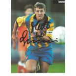 Football Matt Le Tissier signed 12x8 colour magazine photo pictured playing for Southampton. Good