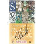 Rugby League Shaun Edwards signed VHS sleeve titled Century of Rugby League 2 VHS tapes included.