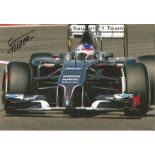 Motor Racing Sergey Sirotkin signed 12x8 colour photo pictured test driving for Sauber in Formula