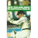 Cricket Sunil Gavaskar signed Australian Broadcasting Corporation (ABC) cricket book for the New