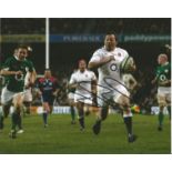 Rugby Union Steve Thompson signed 10x8 colour photo pictured in action for England. Good