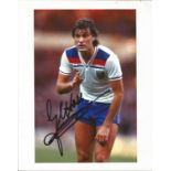 Football Glen Hoddle signed 10x8 colour photo pictured in action for England. Good Condition. All