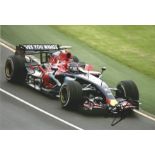 Motor Racing Scott Speed signed 12x8 colour photo pictured driving for Toro Rosso in Formula One.