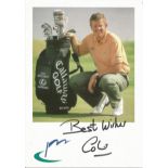 Colin Montgomerie signed 8x6 IMG promo photo, Colin Stuart Montgomerie, OBE (born 23 June 1963) is a