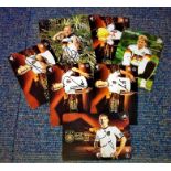 Football Germany collection 7 assorted colour Adidas promo photos signatures include Bastian