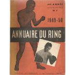 ANNUAIRE DU RING 1949-50 Softcover Record Book. Good Condition. All autographs are genuine hand