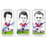 MAN, UNITED 1990s: Autographed modern trade cards by the West Midlands Collectors Centre, c1994,