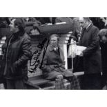 JACK CHARLTON 1977: Autographed 6 x 4 photo, depicting Middlesbrough manager JACK CHARLTON in the