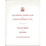 Liverpool Football Club and Athletic Grounds Co Ltd annual report and accounts booklet year ended