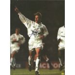 Football Alan Smith signed 12x8 colour magazine photo pictured playing for Leeds United. Good