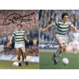 CELTIC 1980s: Autographed 6 x 4 photos, depicting Celtic centre-forward FRANK McGARVEY in full