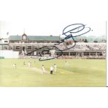 Cricket Tony Wright signed 6x4 colour post card photo picturing County Ground Bristol. Good