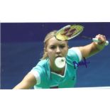 Olympics Nina Vislova signed 6x4 colour photo of the Bronze medallist in the womens Badminton