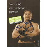 Boxing Luan Krasniqi signed 6x4 colour promo photo, Luan Krasniqi (born 10 May 1971) is an