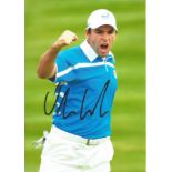 Golf Oliver Wilson signed 12x8 colour photo pictured in action in the Ryder Cup, Oliver John