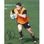 Rugby Union Shane Williams signed 10x8 colour photo pictured training while on Wales duty. Good