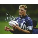 Rugby Union Doddie Weir signed 10x8 colour photo pictured training while on Scotland duty. Good