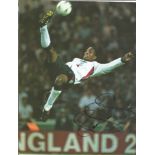 Football Paul Ince signed 10x8 magazine photo pictured in action for England. Good Condition. All