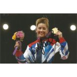 Olympics Jade Jones signed 6x4 colour photo of the double Gold medallist in the 57kg category of the