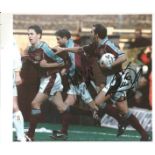 Football John Moncur and Paolo Di Canio signed 10x8 colour photo pictured during their time with