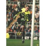 Football Shay Given signed 12x8 colour photo pictured playing for Newcastle United. Good