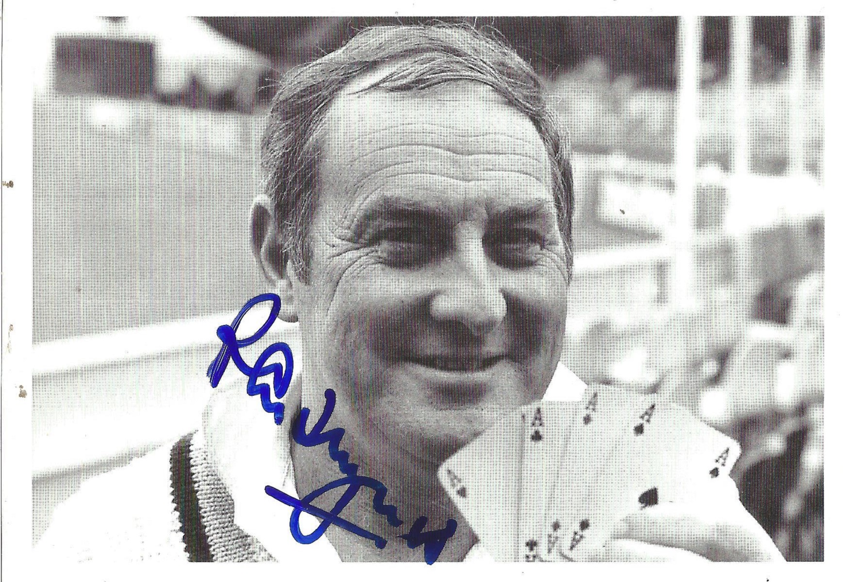 Cricket Ray Illingworth signed 6x4 black and white post card photo. Good Condition. All autographs