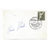 Olympics Reiner Klimke signed envelope PM Essen Equitana 83 -Z-3, 1983 Weltmesse des Pferdesports