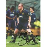 Football John Hartson signed 12x8 colour photo pictured playing for Wimbledon. Good Condition. All