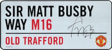 Football Marouane Fellaini signed Manchester United Sir Matt Busby Way M16 Old Trafford