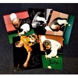 Snooker/Darts collection 5 signed photos from household names such as Wayne Mardle, John Virgo,