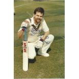 Cricket Geoff Miller signed 6x4 colour photo. Good Condition. All autographs are genuine hand signed