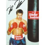 Boxing Dirk Dzemski signed 6x4 colour promo photo, Dirk Dzemski (born June 16, 1972 in Halle,