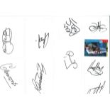Football collection over 40 signed album pages from the 200s includes great name such as Claudio