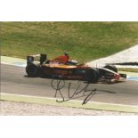 Motor Racing Jos Verstappen signed 12x8 colour photo pictured driving for Arrows in Formula One.