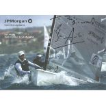 Olympics Sir Ben Ainslie signed 8x6 colour photo of the Great Britain quadruple Gold Medallist,
