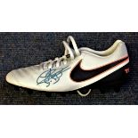 Football Didier Deschamps signed Nike football boot, Didier Claude Deschamps ( born 15 October 1968)