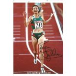 Olympics Sonia O'Sullivan signed 6x4 colour photo of the silver medallist in the Athletics womens